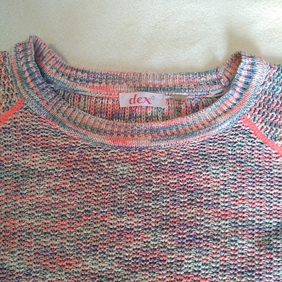Dex Multicolored Sweater Girls size 14 - Picture 2 of 8